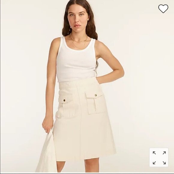 J. Crew Flap Pocket Skirt 27 - Picture 1 of 6